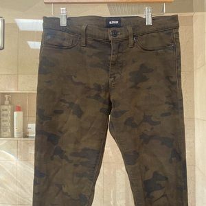 Hudson camouflage jeans, size 27, great condi